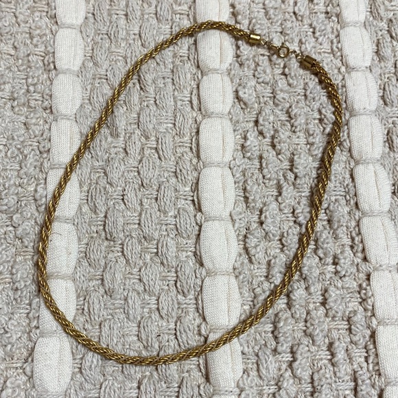 Vintage Jewelry - ✨Gold Braided Rope Chain Necklace